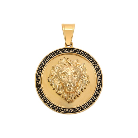 Other - Gold Lion Medallion Pendant